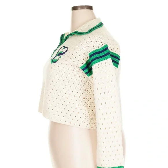 Nicolas Polo Sweater wool
Sandro hand knit fall cream logo casual designer $455 - Picture 8 of 13